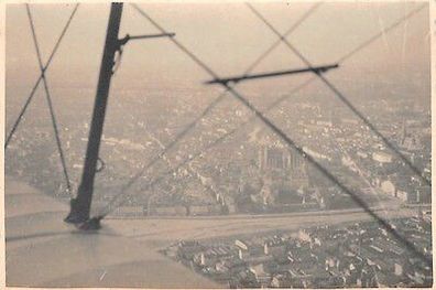 Flugzeugaufnahme mit Kathedrale Nantes Frankreich