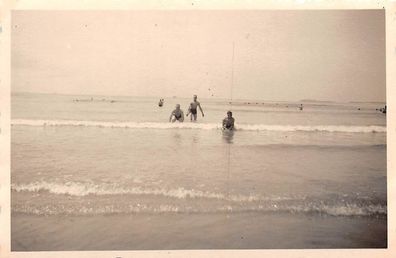 Infanterie - Regiment 103 Deutsche Soldaten Baden im Meer Brest Frankreich