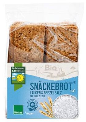 Bohlsener Mühle 6x Snäckebrot Laugen & Brezelsalz 200g