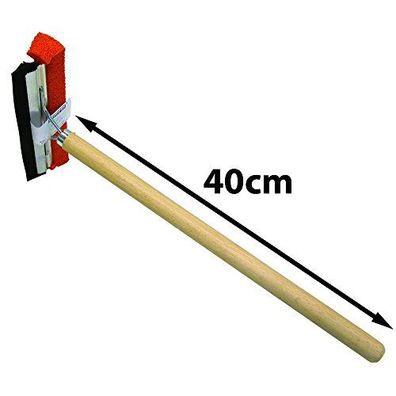 Seehase Scheibenreiniger Breite ca. 21 c Holzgriff natur, Länge: 40 cm