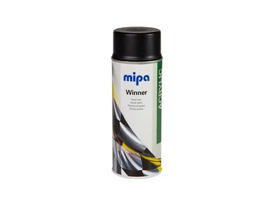 MIPA Fahrzeuglack "Winner" 400 ml Sprayd schwarz matt (RAL 9005)