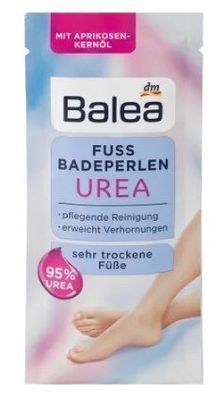 Balea Fußbad Perlen mit Harnstoff, 20 g - Intensive Pflege fér gestresste Féße