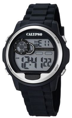 Calypso Herren Armbanduhr Digitaluhr K5667/1 schwarz