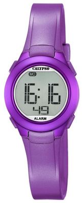 Calypso Digital-Uhr Armbanduhr K5677/2 lila Jugend-Uhr