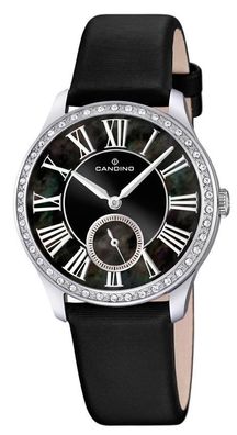 Candino Damenuhr Armbanduhr C4596/3 Lederband schwarz