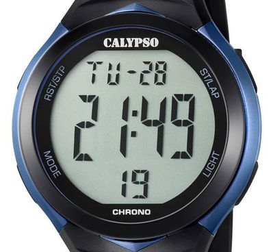 Calypso Digital Armbanduhr schwarz blau K5730/2