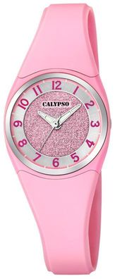 Mädchen-Uhr Armbanduhr rosa Calypso K5752/2