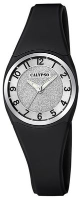 Mädchen-Uhr Armbanduhr schwarz Calypso K5752/6