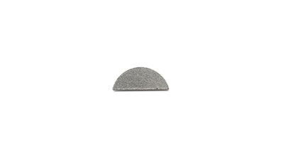 Buzzetti Halbrundkeil DIN 6888, 9,4 mm lang, 3,7 m 3 mm dick, Ver