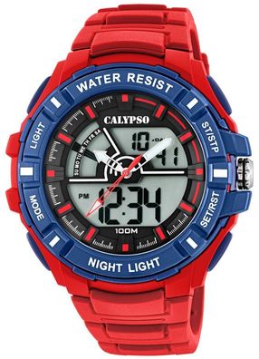 Calypso Armbanduhr digital analog Uhr K5769/3 AnaDigi Watch