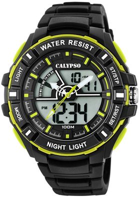 Calypso Armbanduhr digital analog Uhr K5769/4 AnaDigi Watch