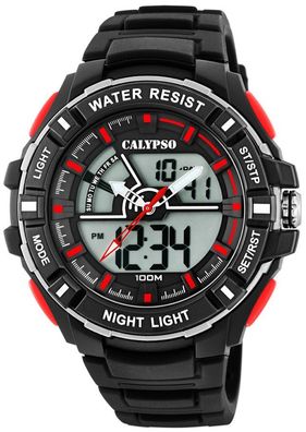 Calypso Armbanduhr digital analog Uhr K5769/6 AnaDigi Watch