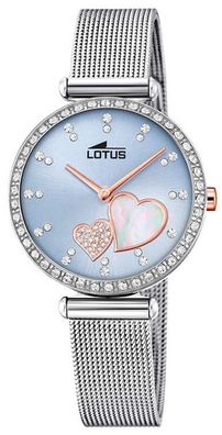 Lotus Damen Armbanduhr Swarovski Steinchen Edelstahlarmband 18616/2