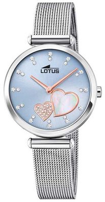 Lotus Damen Armbanduhr Swarovski Steinchen Edelstahlarmband 18615/2
