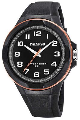 Herren Uhr Calypso Armbanduhr schwarz K5781/6