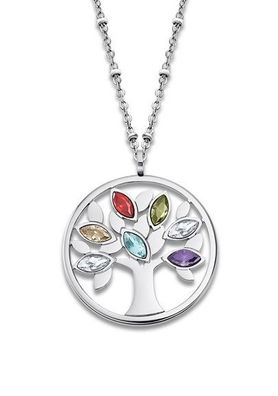 Damen Halskette Lebensbaum bunt Lotus Style Kette LS2192-1/1