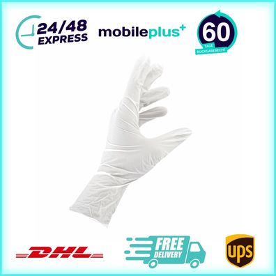 Original 100 Stück Wibu+ Lackhandschuhe, Nitrilhandschuhe Größe XL klar