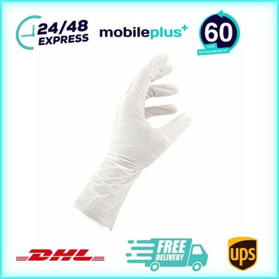 Original 100 Stück Nitrilhandschuhe Einweghandschuhe Größe S weiß