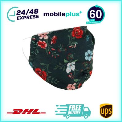 Wiederverwendbare Textilmaske Mode, Muster 11 Mundschutz Atemschutzmaske