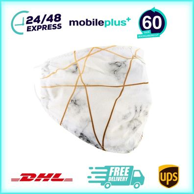 Wiederverwendbare Textilmaske Mundschutz Mode Maske, Muster 6