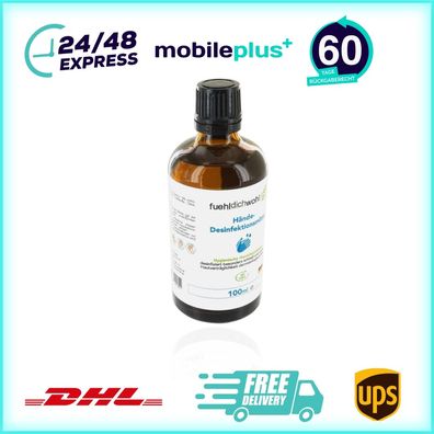 Händedesinfektionslösung 100 ml Desinfektionsmittel für Schutzausrüstung