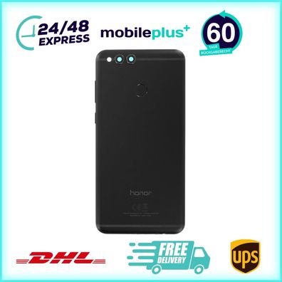 Original für Honor 7X Akkudeckel Backcover 02351SDK Schwarz Rückseite