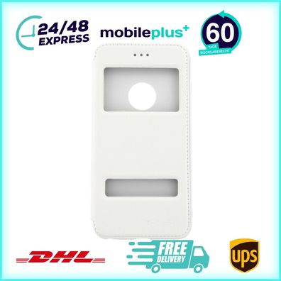 Original Magnet Flip Handyhülle für iPhone 6/6s Plus Weiß Schutzhülle
