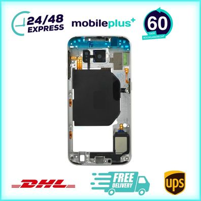 Original Mittelrahmen für Samsung Galaxy S6 G920F Schwarz GH96-08583A