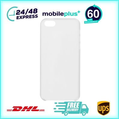 Ultradünne TPU Handyhülle für iPhone 5c Transparent Weiß Schutz Case