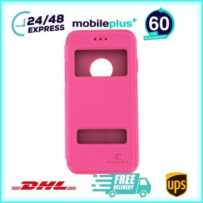 Flip Hülle Handyhülle für iPhone 7 Pink Schutz Case