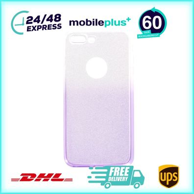 TPU Handyhülle für iPhone 7 Plus - Lila Schutz Tasche
