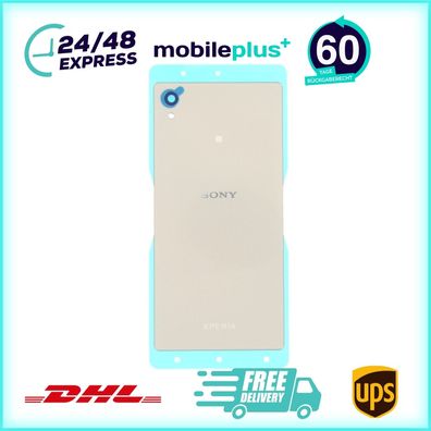 Original Akkufachdeckel Sony Xperia M4 Aqua E2303 192TUL0002A Silber Rückseite