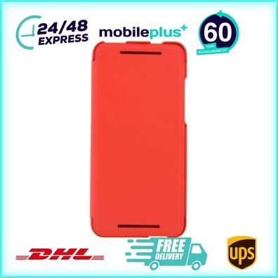 Original Flip Case Handyhülle für HTC One Mini Rot HCV851