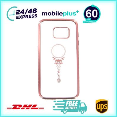 TPU Handyhülle für Samsung Galaxy S7 Roségold - Handy Tasche Schutz