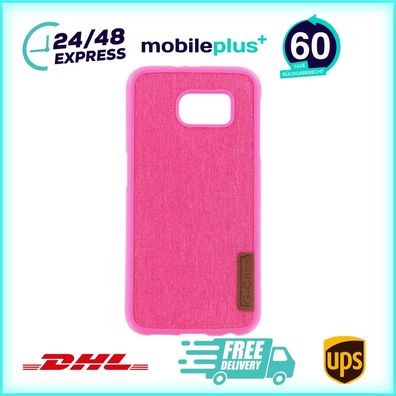 Silikonhülle für Samsung S6 Pink Handy Tasche Schutz