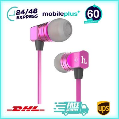 Original Hoco EPV02 In-Ear Stereo Headset Hot Pink