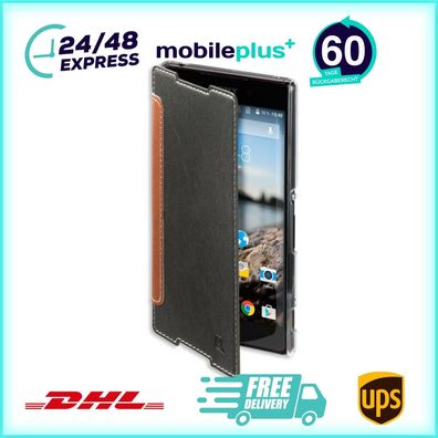 Book Case Handyhülle für Sony Xperia Z3+ Schwarz 4ST7017