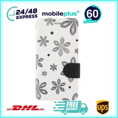 Book Case Handyhülle für iPhone 6 Weiß Schutz Tasche
