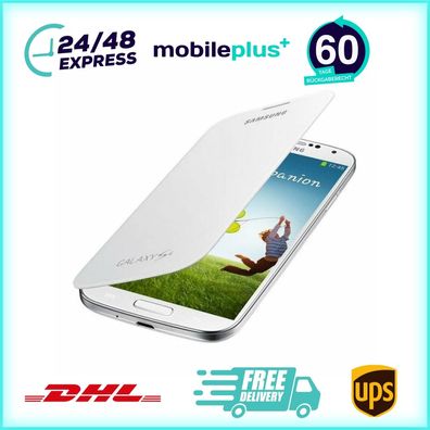 Original Flip Cover Handyhülle für Samsung S4 Weiß EF-FI950BWEGWW