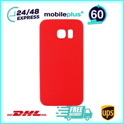 Silikonhülle für Samsung S6 Edge Rot Handy Schutz Tasche Case