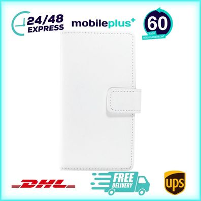 Leder Handyhülle für Sony Xperia Z Weiß 4250710547296