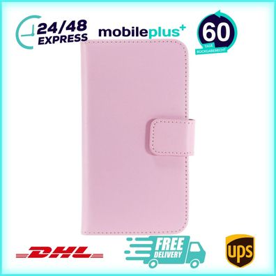 Leder Handyhülle für Galaxy S3 Rosa Schutz Tasche