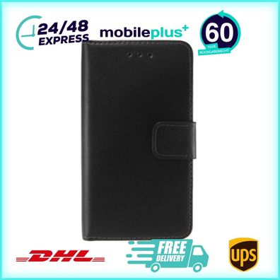 Leder Handyhülle für Samsung Galaxy J2 Schwarz Schutz Case