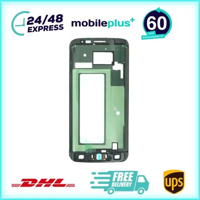 Samsung S6 G925F Galaxy S6 LCD + Rahmen Kantenhalterung vorne GH98-35849A