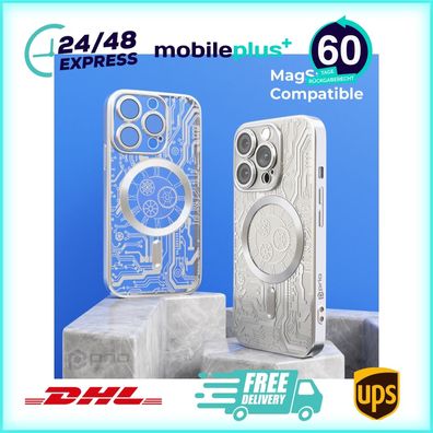 prio elegante Handyhülle MAG für iPhone 12 mini silber