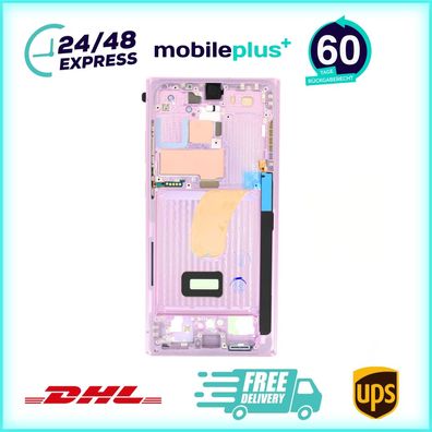 Original Mittelrahmen für Samsung Galaxy S23 Ultra S918 lila GH96-15833D