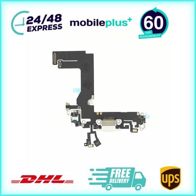Ladebuchse für iPhone 13 Mini Weiß Lightning Flexkabel