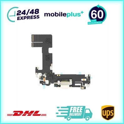 Ladebuchse für iPhone 13 Weiß Lightning Flexkabel Dock Connector Ersatz