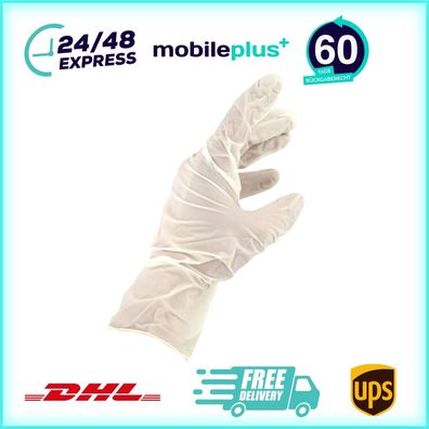 Original 100 Stück Nitrilhandschuhe Einweghandschuhe Größe L weiß