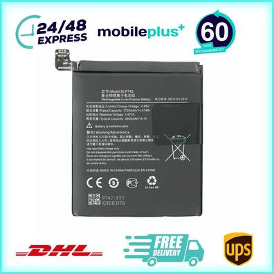 BLP743 Akku für OnePlus 7T 4000mAh wie Original Batterie Ersatzakku